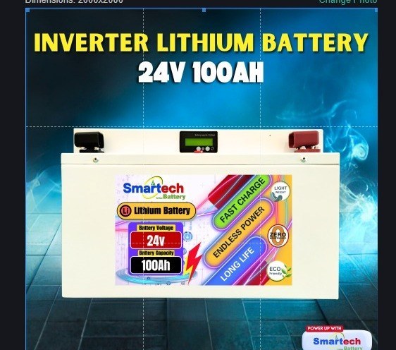 24V 100Ah Lithium Inverter Battery