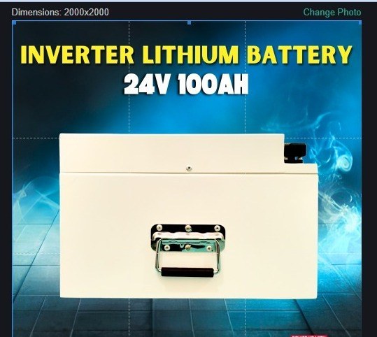 24V 100Ah Lithium Inverter Battery - photo 2