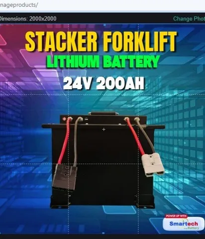 24V 200Ah Lithium Stacker / Forklift Battery - photo 3