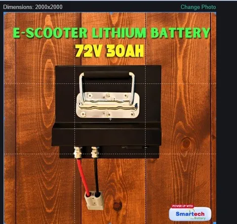 72V 30Ah Lithium E-Scooter Battery - photo 5